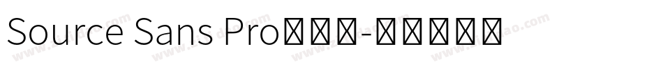 Source Sans Pro手机版字体转换